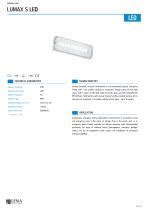 Wandmontierte Notbeleuchtung Lumax S Lena Lighting Rechteckig