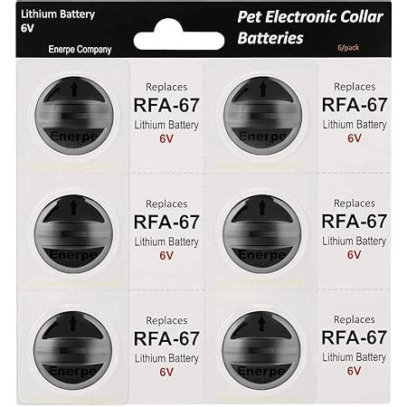 Amazon Enerpe RFA 67 RFA 67D 11 6V Replacement Battery Long