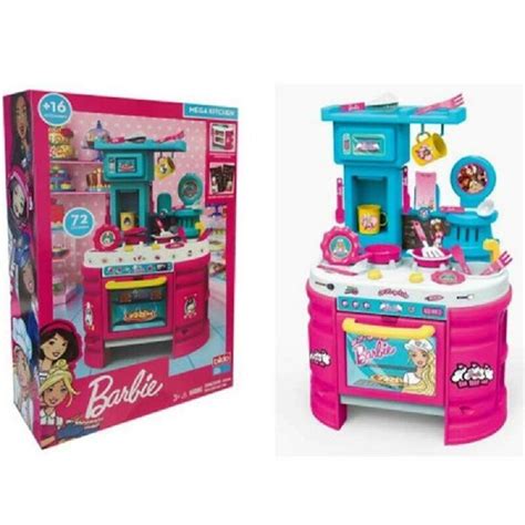 Grandi Giochi Barbie Mega Cucina Con 15 Accessori GRANDI GIOCHI