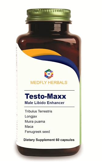 Herbal Male Sex Enhancement Pills Brand Testo Maxx By Medfly Herbals