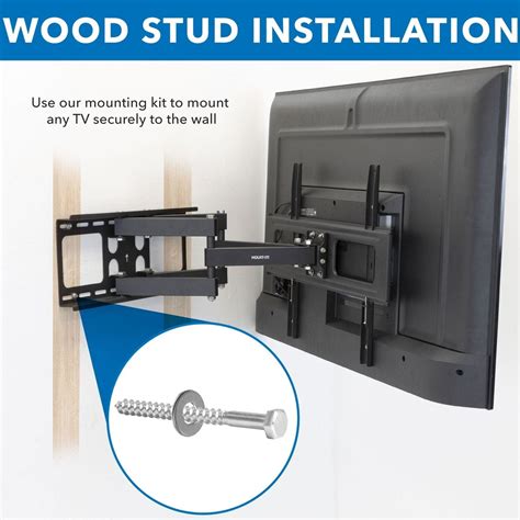 Mount-It! TV Mount Lag Screw & Drill Bit Kit | Mi-9008