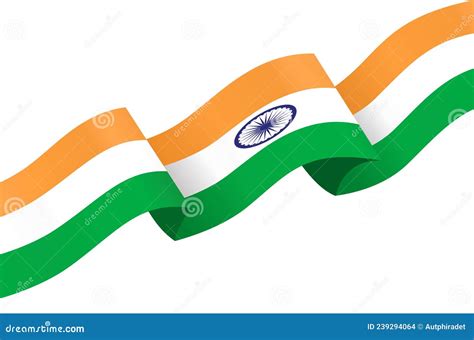 Corner Waving India Flag Isolated On Png Or Transparent Background