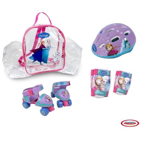 La Reine Des Neiges Patins Roulette Casque Et Protections Disney