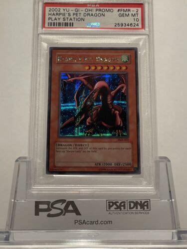 Yu Gi Oh Forbidden Memories Harpies Pet Dragon Fmr Psa