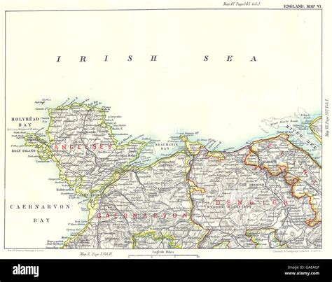 Denbighshire Map High Resolution Stock Photography and Images - Alamy