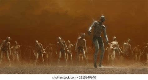 3d Rendering Zombie Horde Stock Illustration 1815649640 | Shutterstock