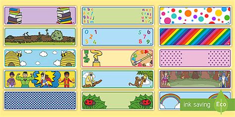 Editable Bulletin Board Banners Pack Teaching Resource