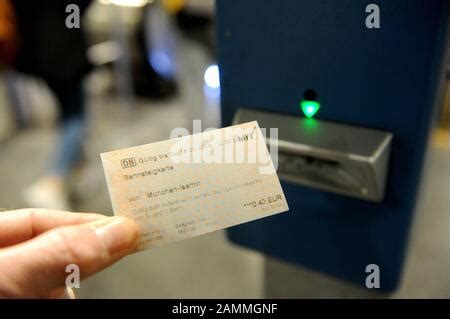 Pedestrian With Platform Ticket At S Bahn Station Isartor Automated