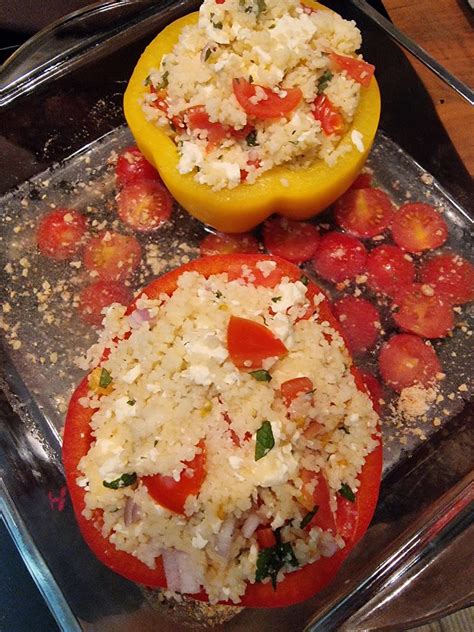 Gef Llte Paprika Mit Couscous Rezept Kochbar De