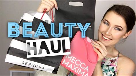 Beauty Haul Sephora Mac And Mecca Youtube