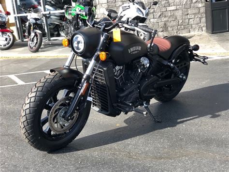 2019 Indian Scout® Bobber Abs Thunder Black Smoke Lynnwood Motoplex