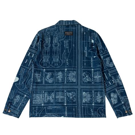 Bait X Astro Boy Men Denim Jacket Blue