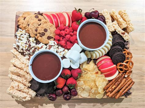 Chocolate Fondue Dessert Board Vegan Fondue Option With Love Melissa