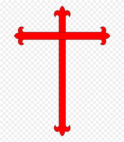 Red Crucifix Png Clipart 5758594 Pinclipart