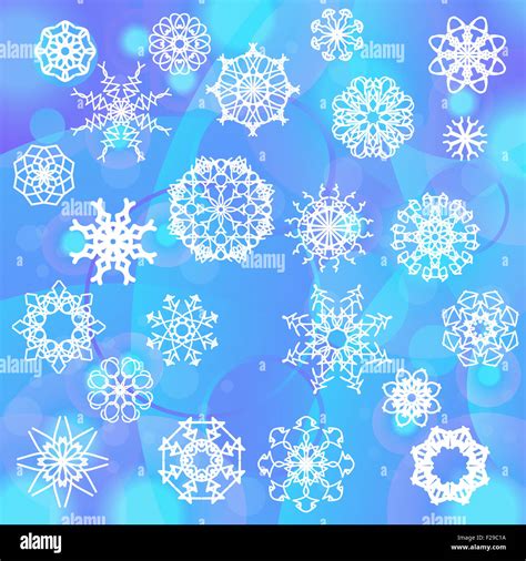 Snow Flake Background Stock Photo - Alamy