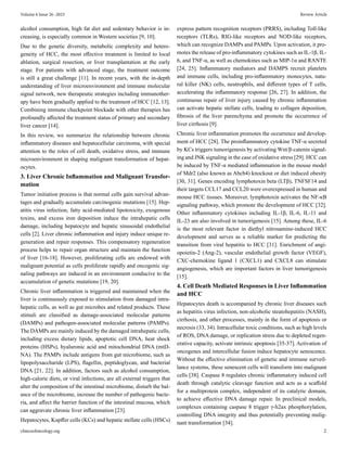 Crosstalk Involved In Liver Inflammation And Hepatocellular Carcinoma Pdf