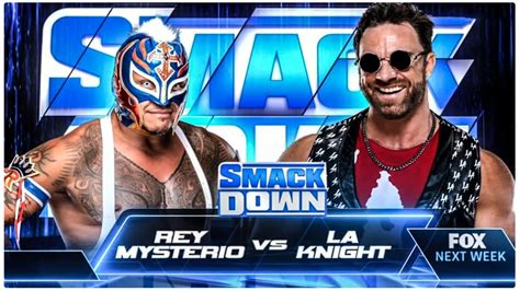 Rey Mysterio Vs LA Knight SmackDown June 23 2023 YouTube