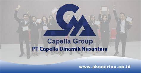 Lowongan Service Advisor PT Capella Dinamik Nusantara Pekanbaru April