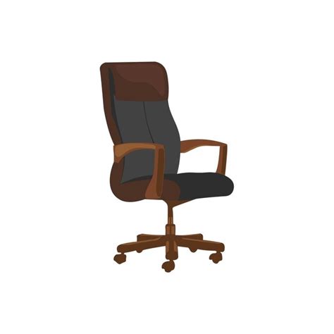 Illustration De Chaise De Patron De Bureau De Vecteur Libre