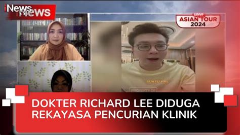 Rekayasa Kemalingan Influencer Richard Lee Terancam Pidana INews