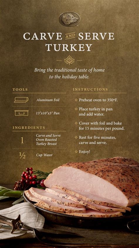 Boar S Head Carve And Serve Oven Roasted Turkey Artofit