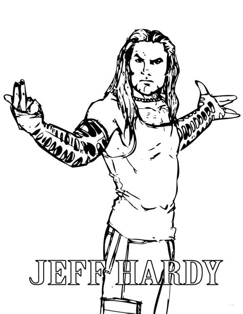 Free Printable WWE Coloring Pages For Kids