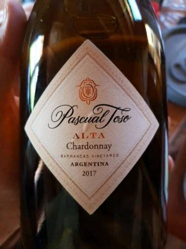 Pascual Toso Alta Chardonnay Barrancas Vineyard Vivino