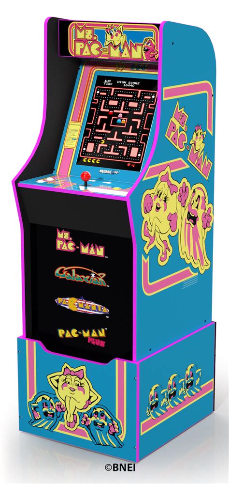 Ms Pacman Arcade Machine With Riser Arcade1Up Walmart Pacman