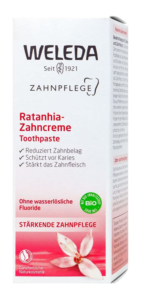 Weleda Ratanhia Zahncreme Ml Bie Dro