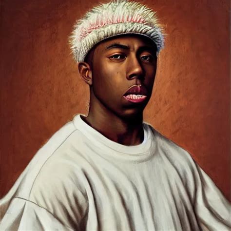 A Renaissance Style Portrait Painting Of Tyler The Stable Diffusion