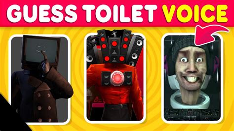 Guess Monsters Voice 1 To 50 Skibidi Toilet Youtube