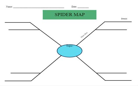 Spider Map Template