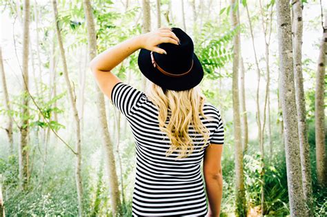 Free Images Tree Forest Girl Woman Sunlight Spring Green Hat