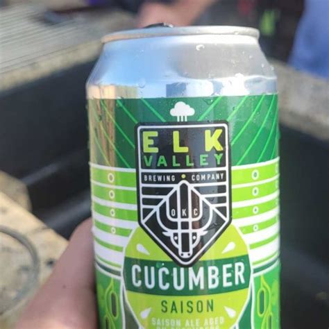 Cucumber Saison Elk Valley Brewing Company Untappd