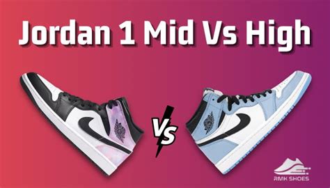 Jordan 1 Mid Vs High [Difference of Feature and Popularity]