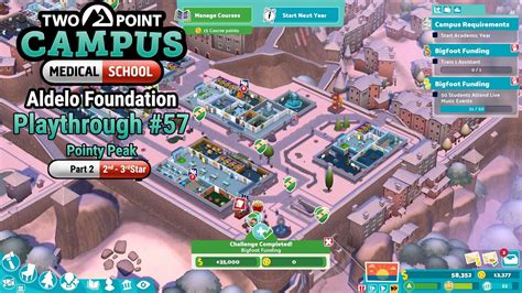 Aldelo Fdn In Two Point Campus Playthrough 57 Medical School DLC