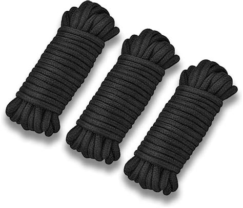 Amazon Sex Bondage Soft Rope Cord 3Pcs 10M 33 Feet Cotton Rope