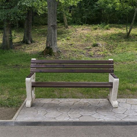 Banc Public Contemporain Encho Enchev Ete En Bois En