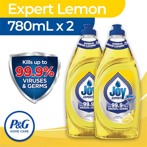 Joy Expert Lemon Dishwashing Liquid Ml X Bottle Dishwashing