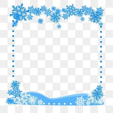 Free Snowflake Border Template