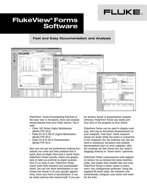 Flukeview Forms Software