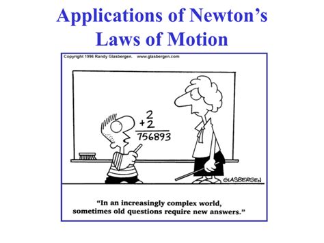 Applications Of Newtons Laws Of Motion