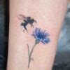 61 Blue Cornflower Tattoo Designs & Ideas - Tattoo Glee