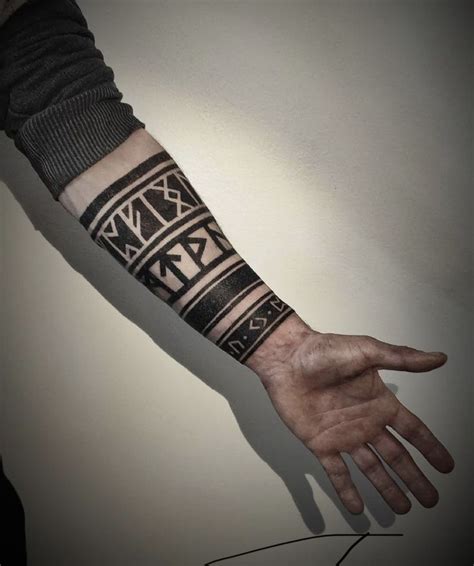 Pin By Danko Vrsalovic On Tatto In Forearm Band Tattoos Viking