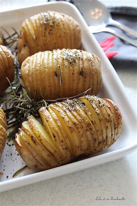 Pommes de terre à la Suédoise Hasselback Potatoes Recette de Lolo