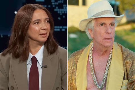 Maya Rudolph Talks Henry Winkler S Naked Loot Cameo