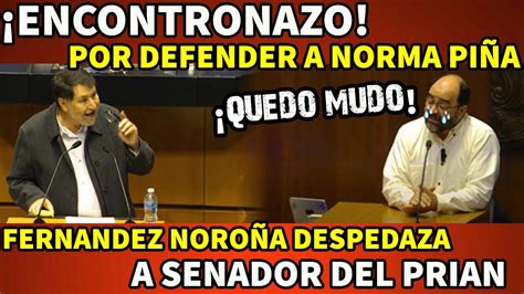 POR DEFENDER A NORMA PIÑA NOROÑA DESPEDAZA A SENADOR DEL PRIAN YouTube