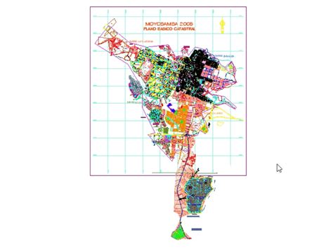 Moyobamba Plano Catastral En Autocad Cad Mb Bibliocad