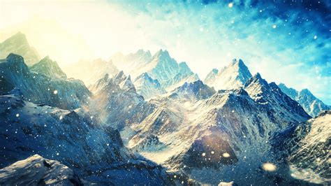 2160x1440 Resolution Photography Of Icy Mountain Hd Wallpaper