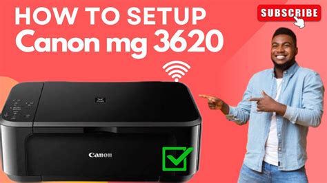 How To Setup Canon Mg3620 Printer To Wi Fi Step By Step Guide Printer Canon Youtube